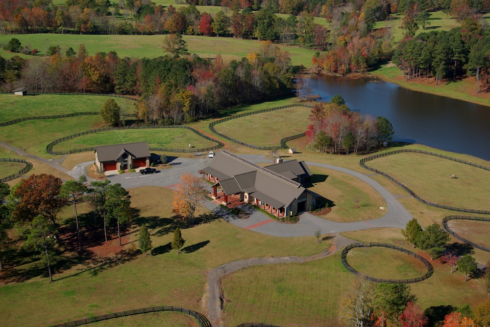 Glenwood Service Building - Aerial View