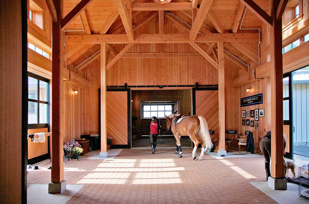 horse barn interior design